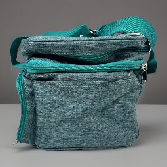 SINGER Sewing Accessories Organizer (Bag Only) – Double Layer Portable Teal - Picture 5 of 11